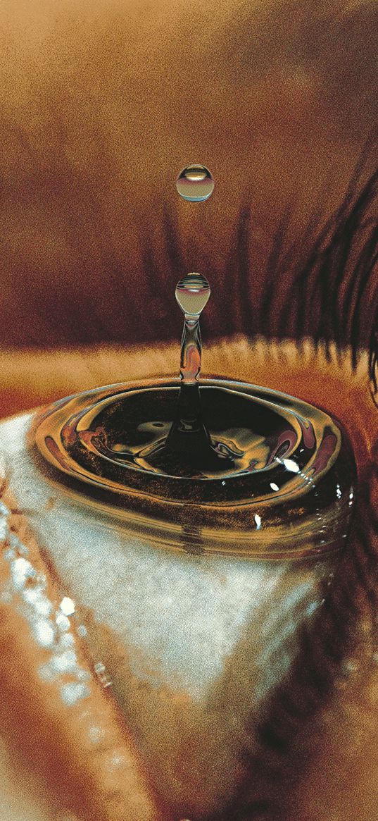 art, eye, waterdrop