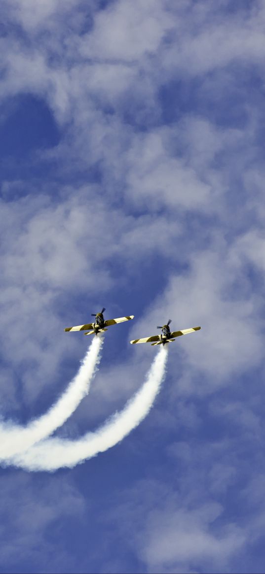 aircraft, flight, turn, sky