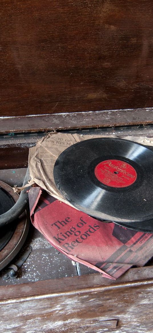 gramophone, records, music