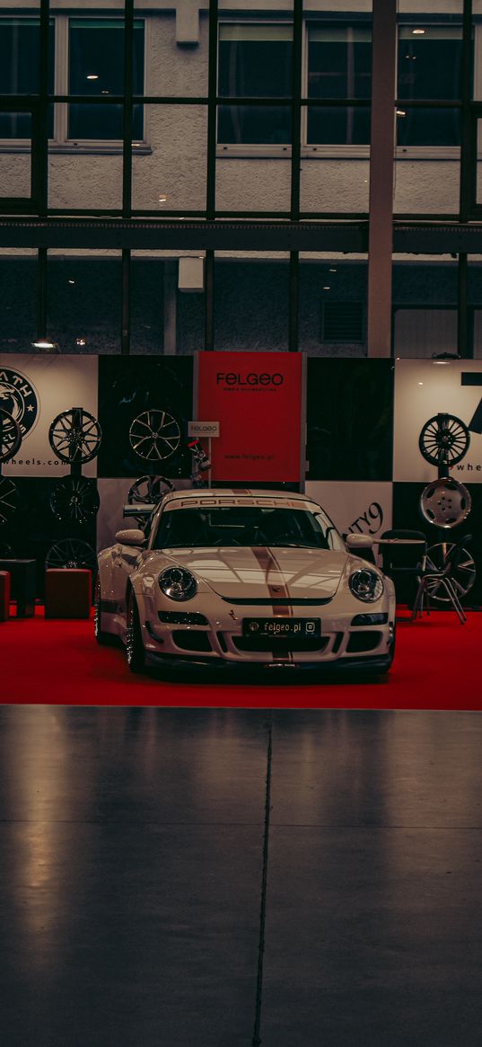 porsche, car, salon, stand