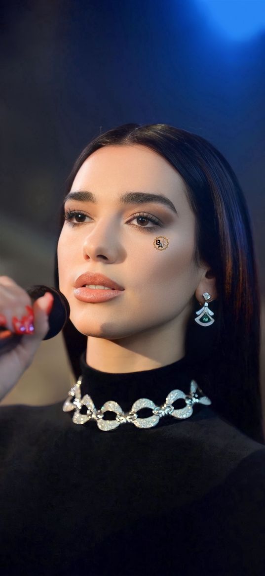 dua lipa, girl, singer, jewelry