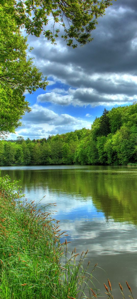 river, germany, tropic landscape, hessen lich, hdr, nature