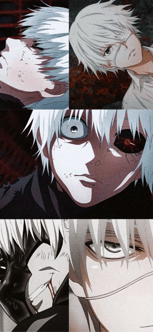 anime, ghoul, kaneki ken, animated series, character