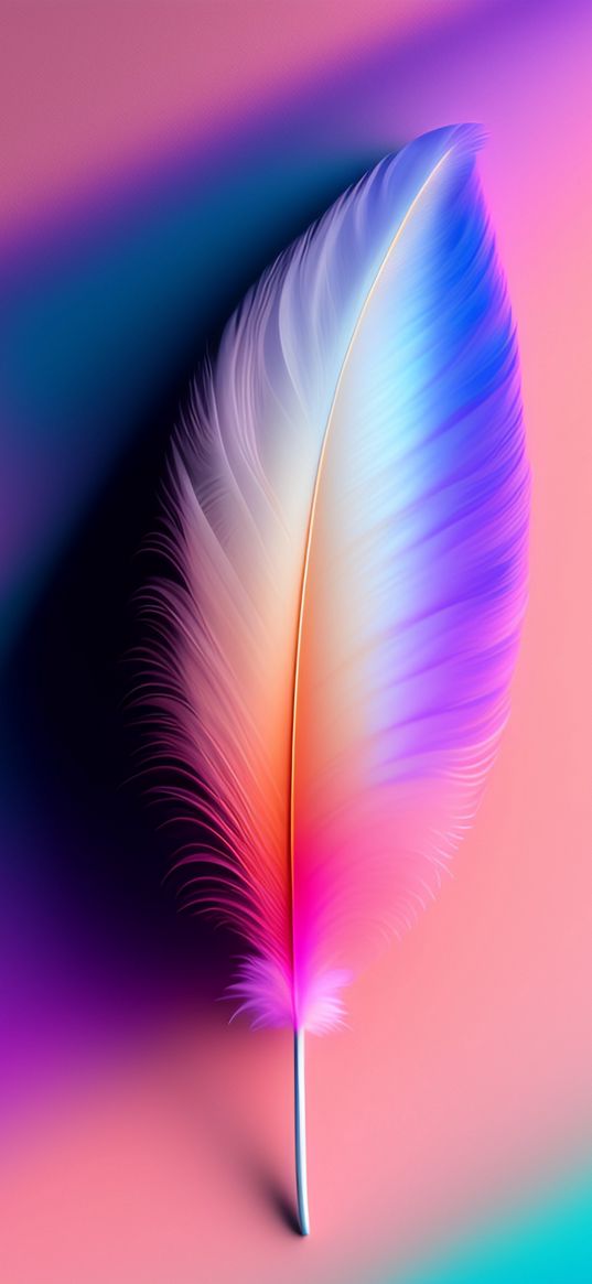 feather, pink, purple, ai, art