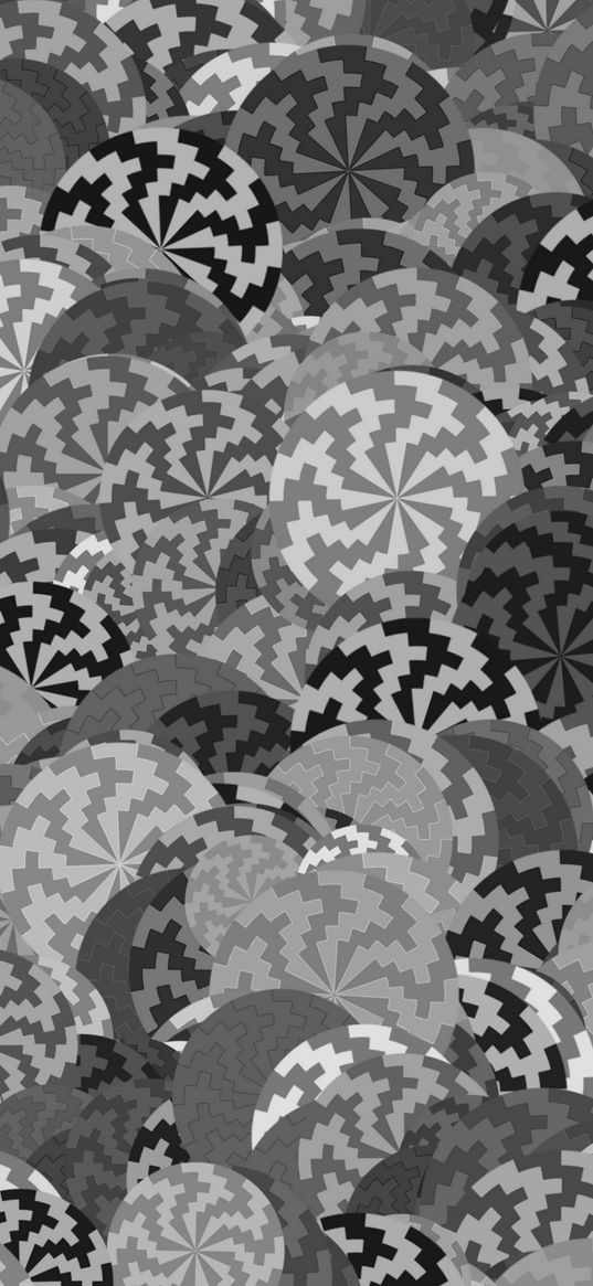 chips, circles, patterns, white, black