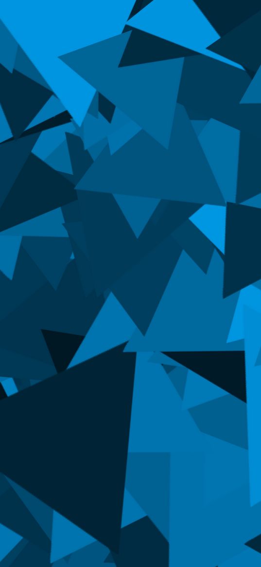 triangles, splinters, overlay, blue background