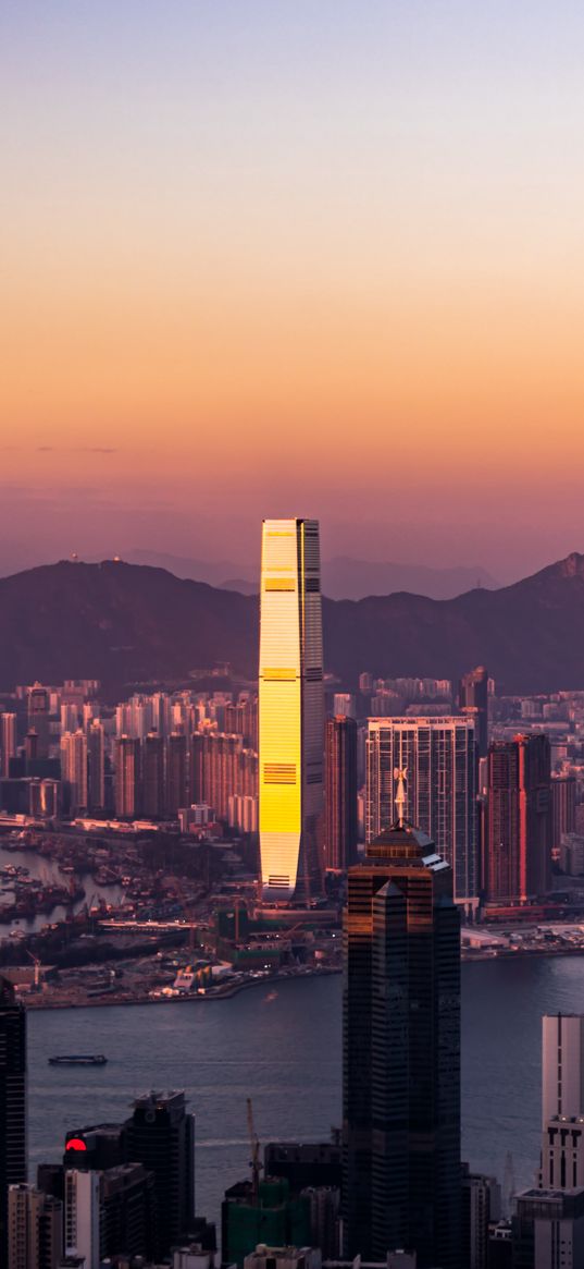 buildings, towers, skyscrapers, bay, city