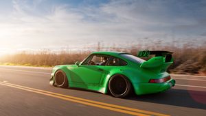 Preview wallpaper 911, porsche, road, racing tuning