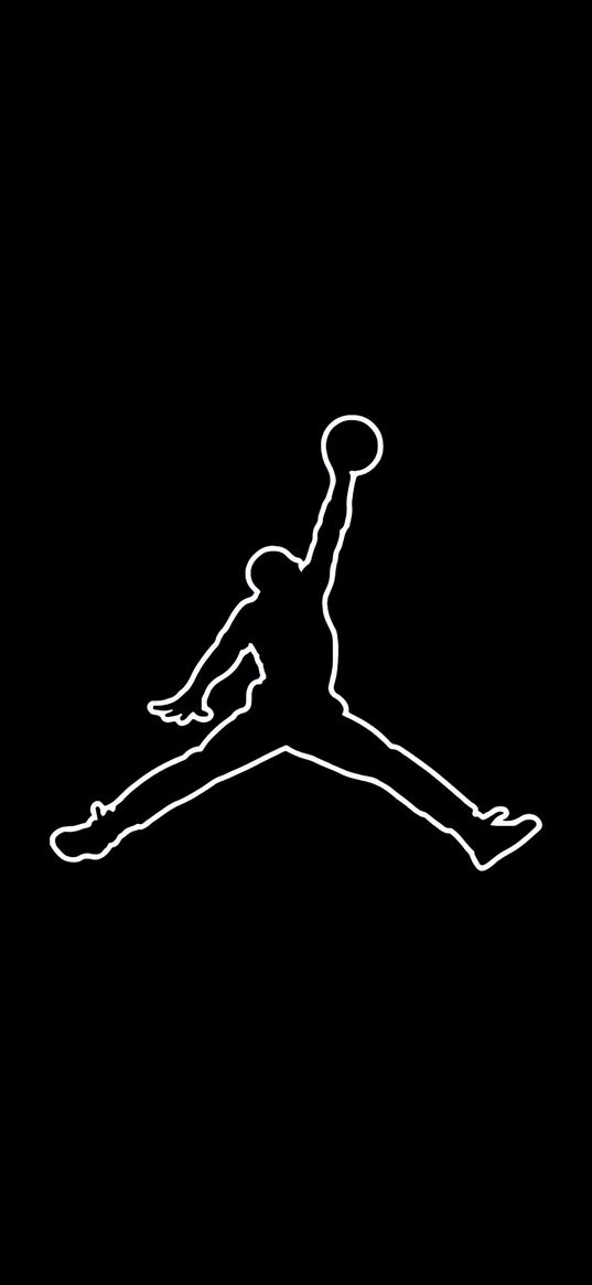 nike, air jordan, logo, white, black background