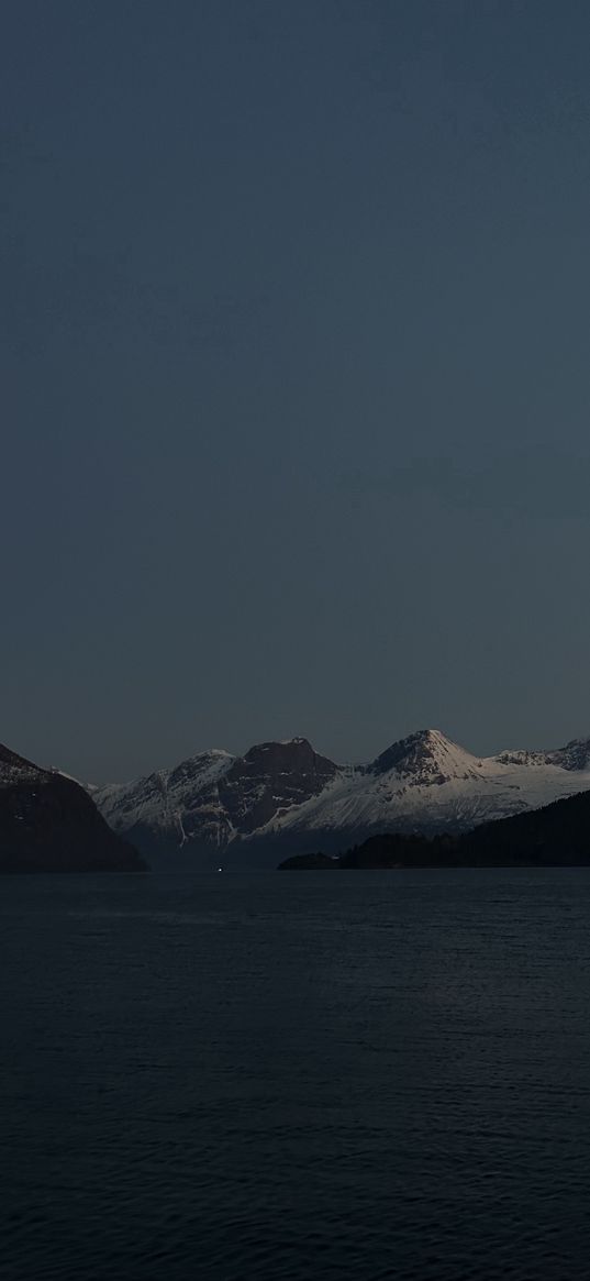 norway, nature, sea, mountain