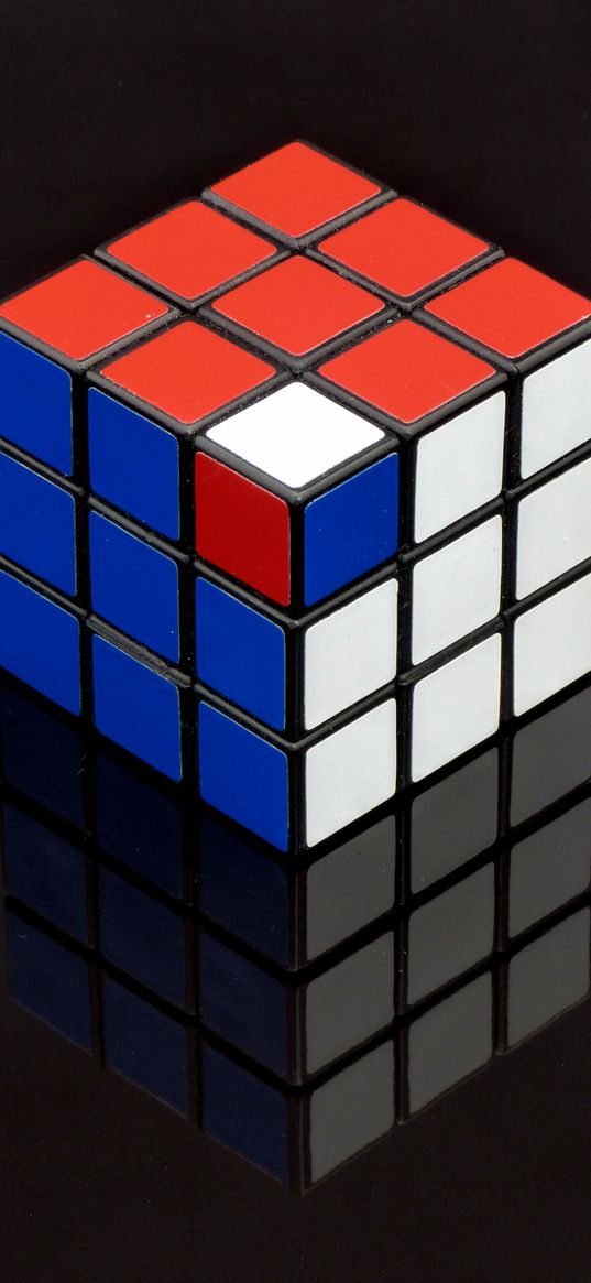 rubiks cube, cube, edges, colorful