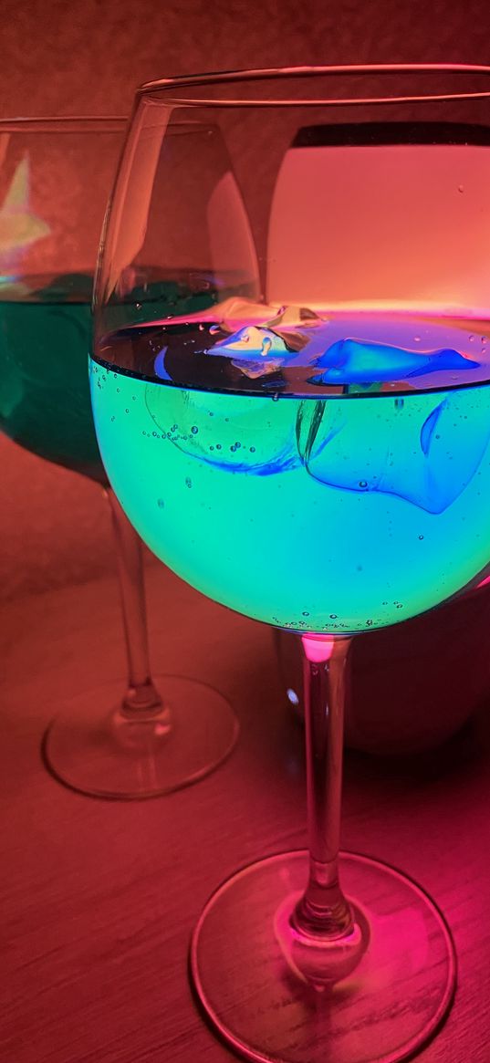 drink, party, multicolour, glass, ice