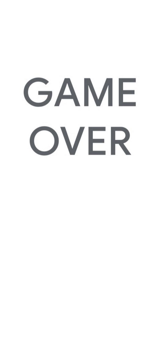 game over, white background, simple, game, over