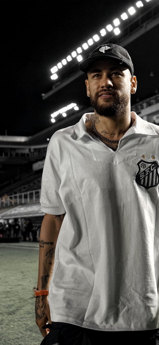 neymar, soccer player, santos, brazilian, sportsman