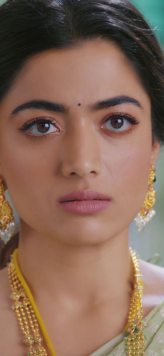 cruah, rashmika, actress, model, beauty, girl, saree