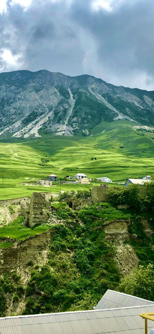 caucasus, summer, mountains, greenery, nature