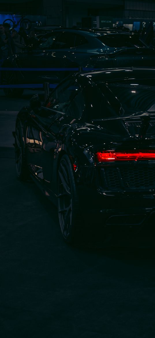 r8, car, supercar, black