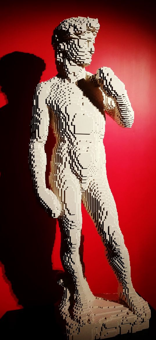 lego, apollo, sculpture, red, man