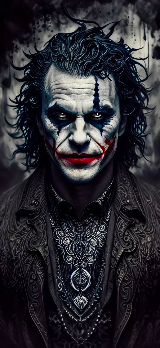 joker, black, dark, art, dc