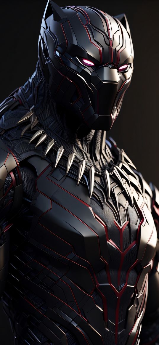 black panther, iron man, 4k