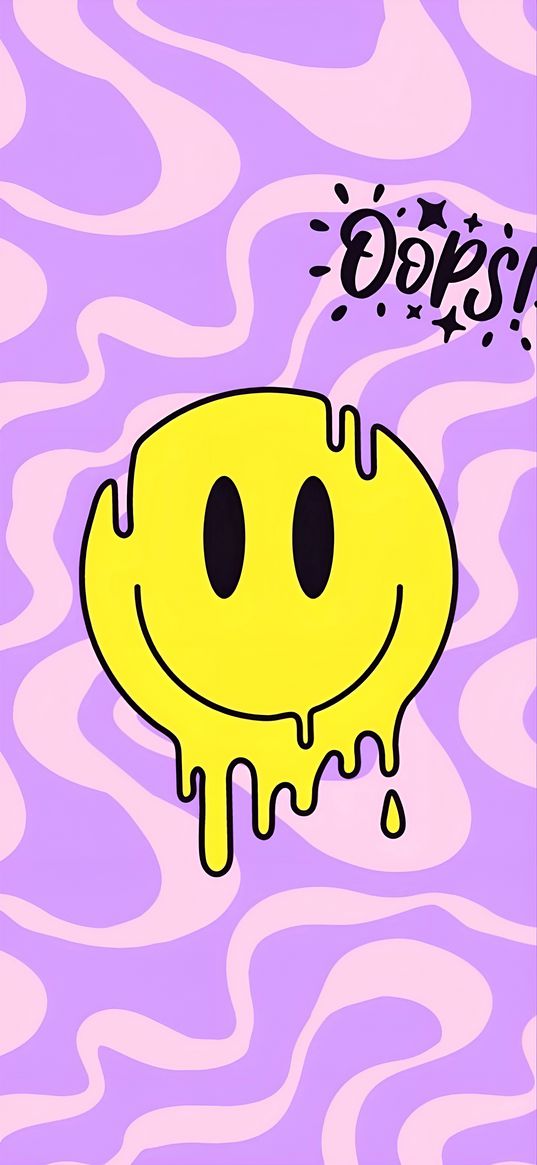 emoji, purple, oops, smile, art