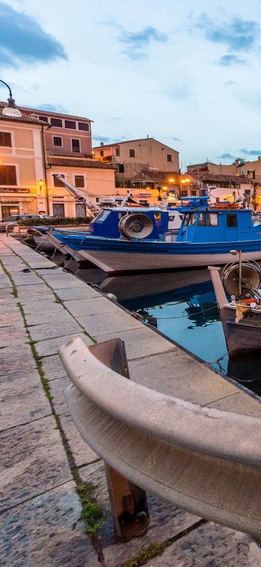 dock, boat, city