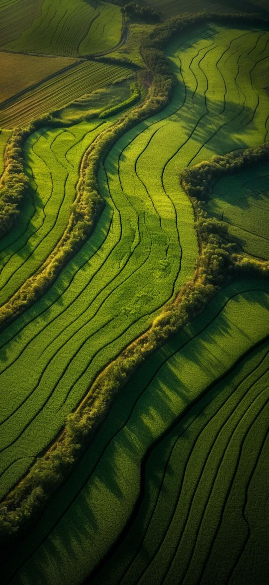 nature, green, woods, fields