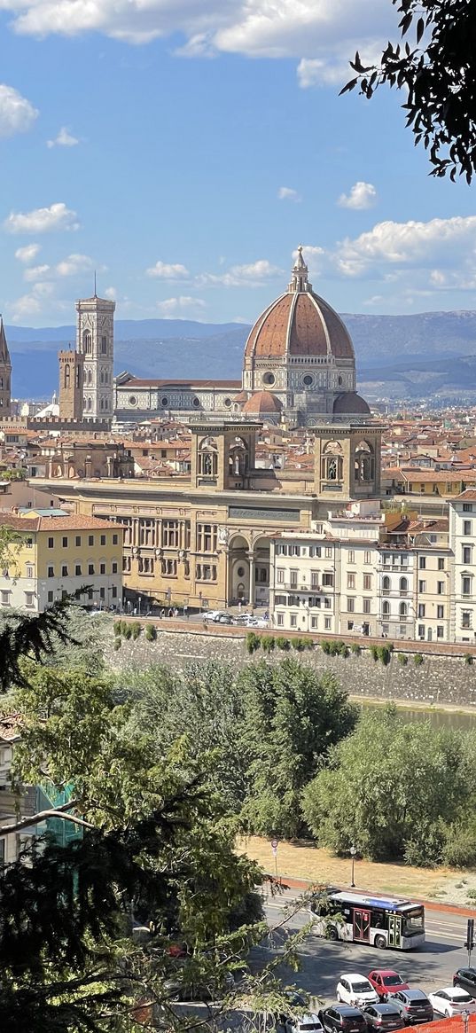 florence, italy, city, landscape