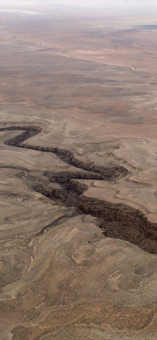 grand canyon, canyon, relief, aerial view