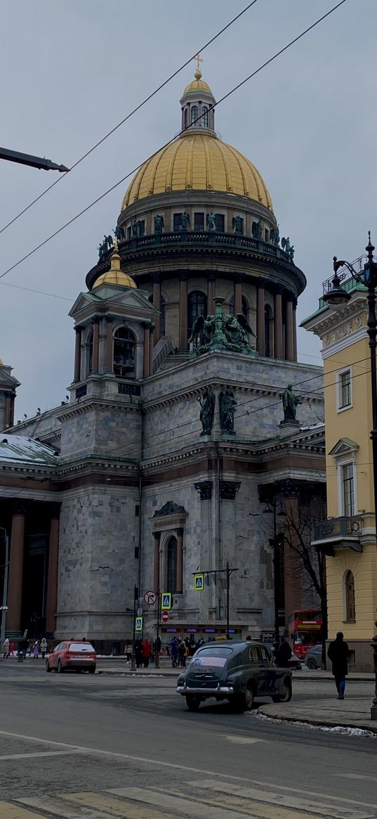 city, sights, overcast, saint petersburg