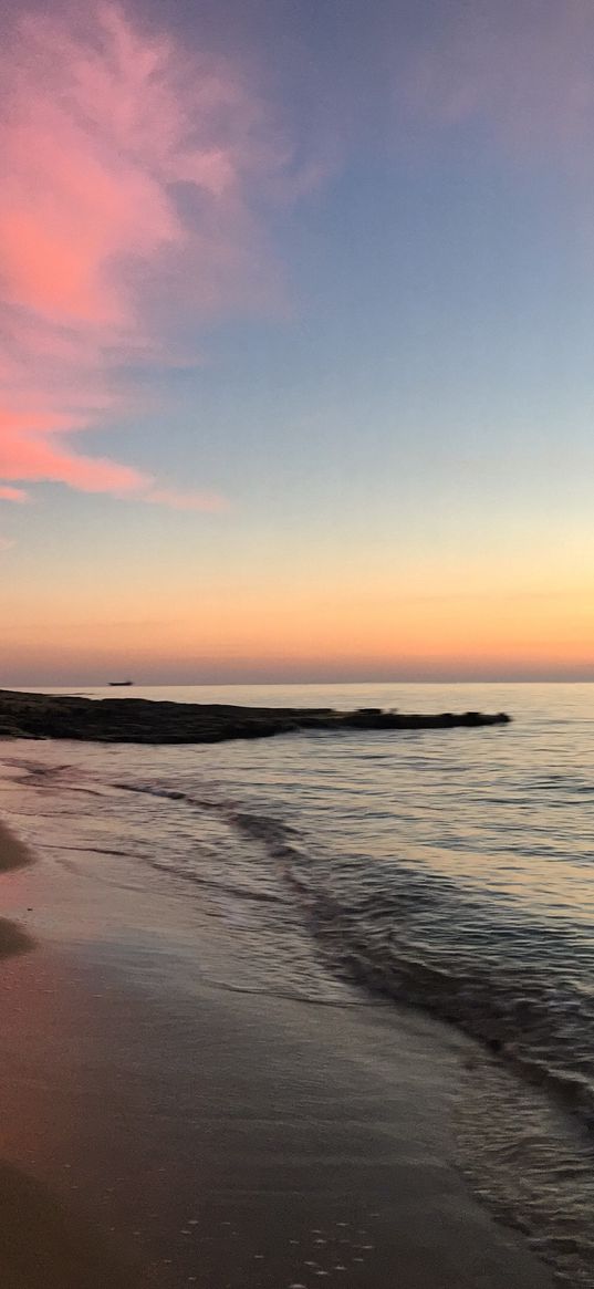 coast, sea, nature, horizon, sky