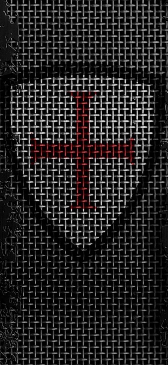 templar cross, shield, wall, grid, texture