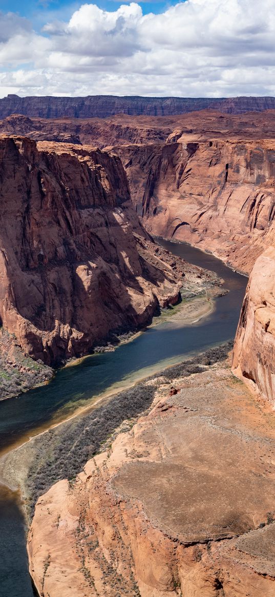 river, canyon, rocks, landscape