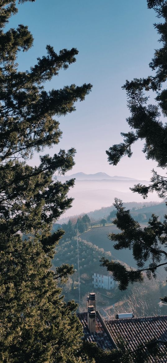 nature, sky, italy, trees