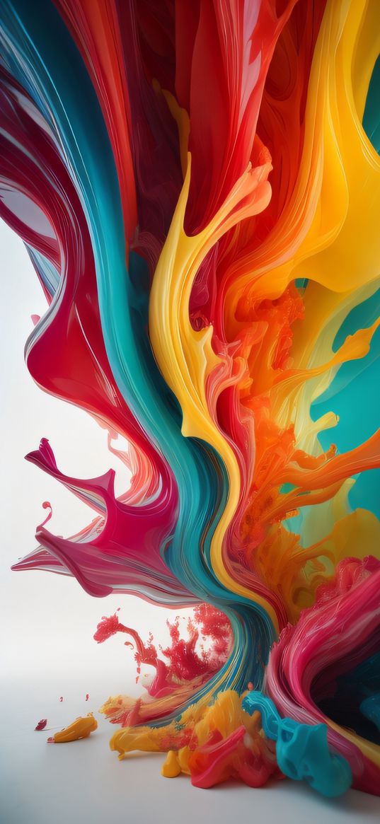 wave, smoke, splash, color, white, abstract