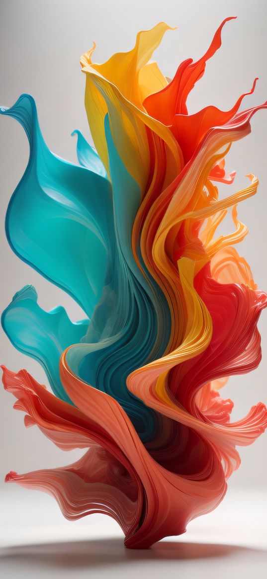 smoke, wave, splash, paint, color, abstract