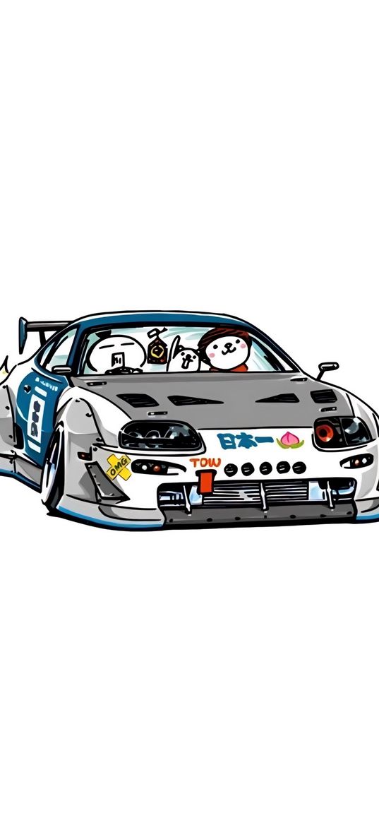 toyota supra, toyota, sports car, car, tuning, jdm, japanese, animals, art