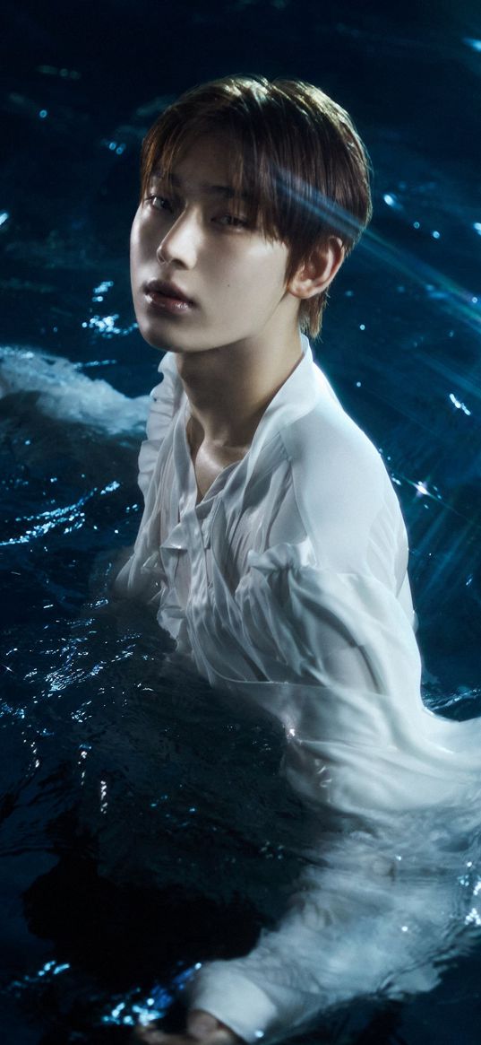 enhypen, sunoo, k-pop, artist, famous, guy, shirt, water, glare