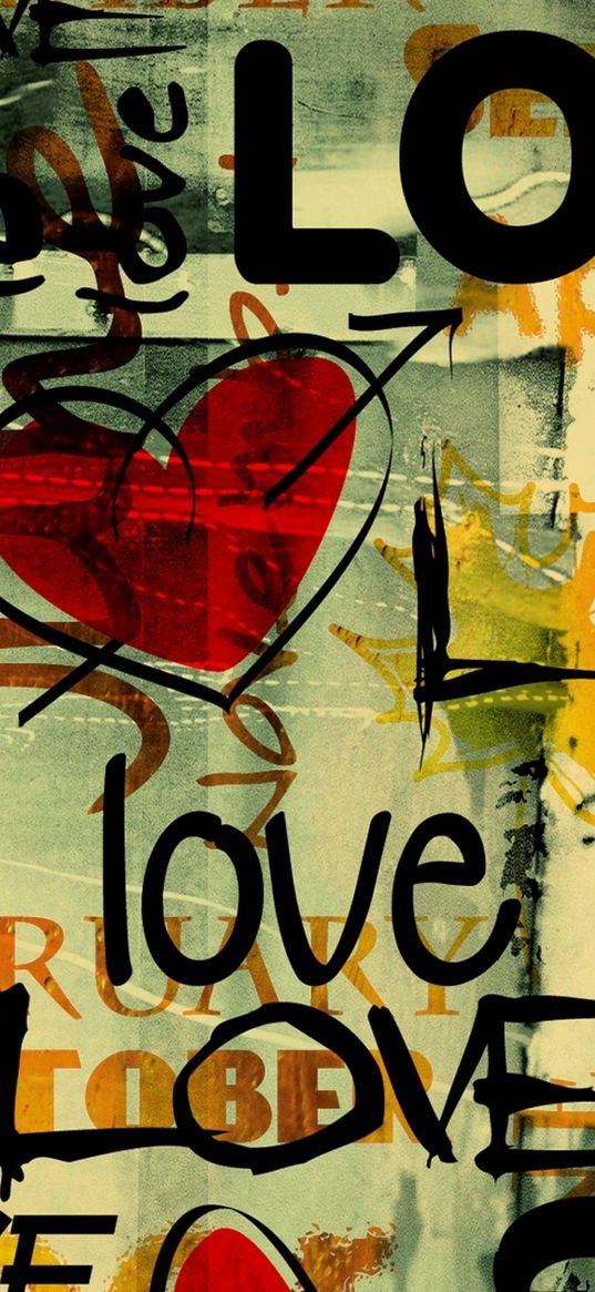 love, written, murals, graffiti