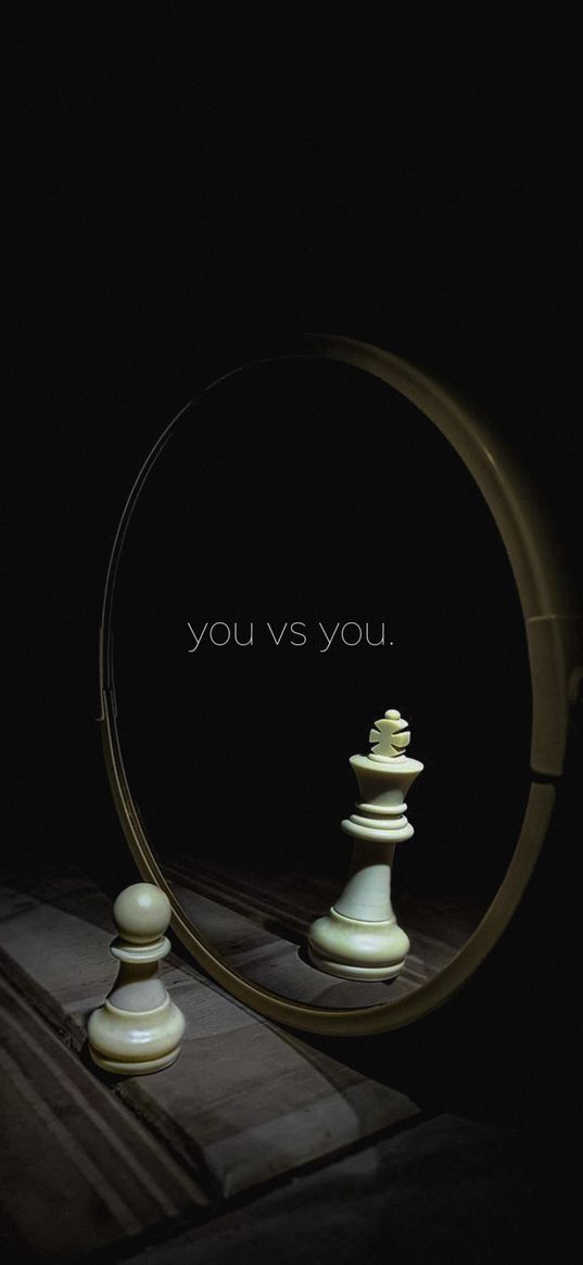 chess, quote, motivation, dark, black, mirror