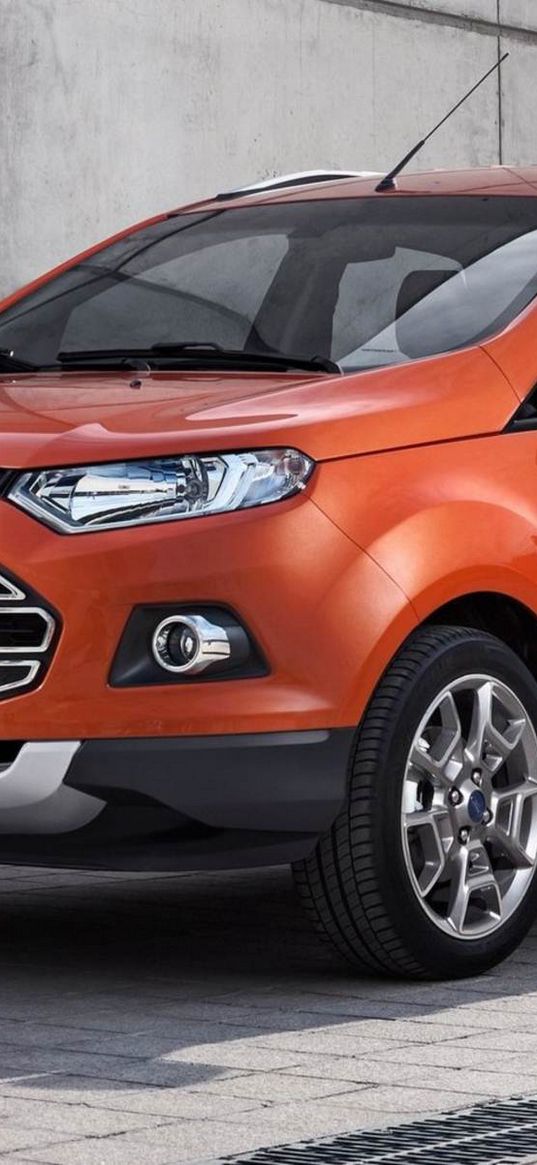 ford ecosport, ford, auto, red