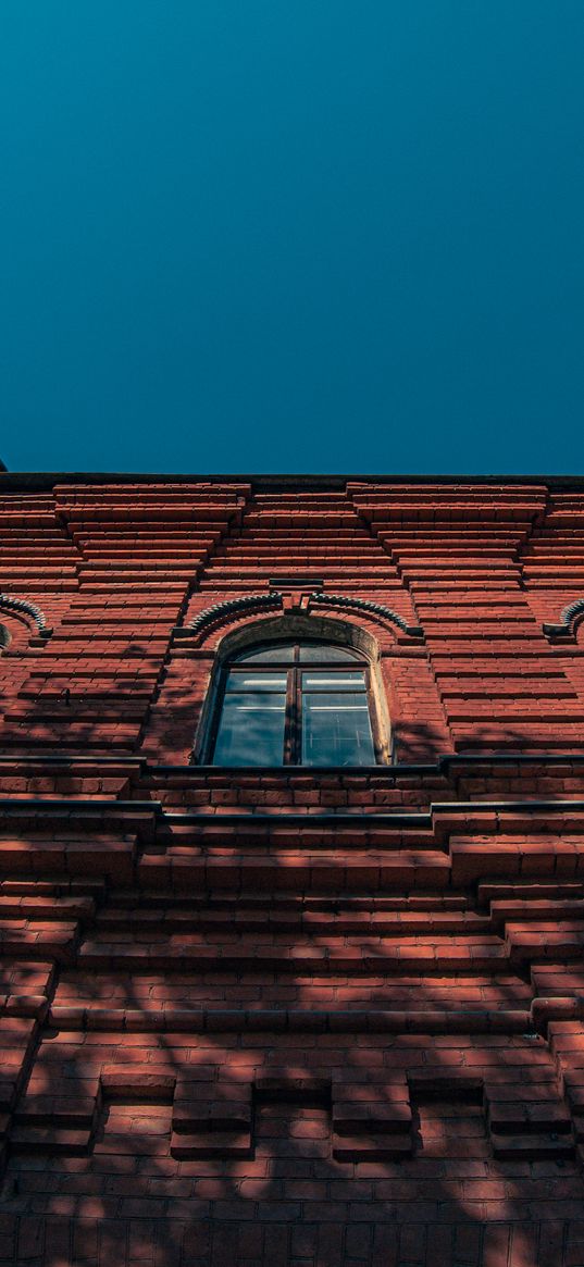 house, building, window, brick, architecture, sky