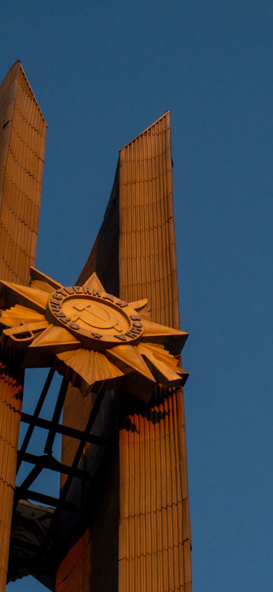 sky, monument, stella, soviet