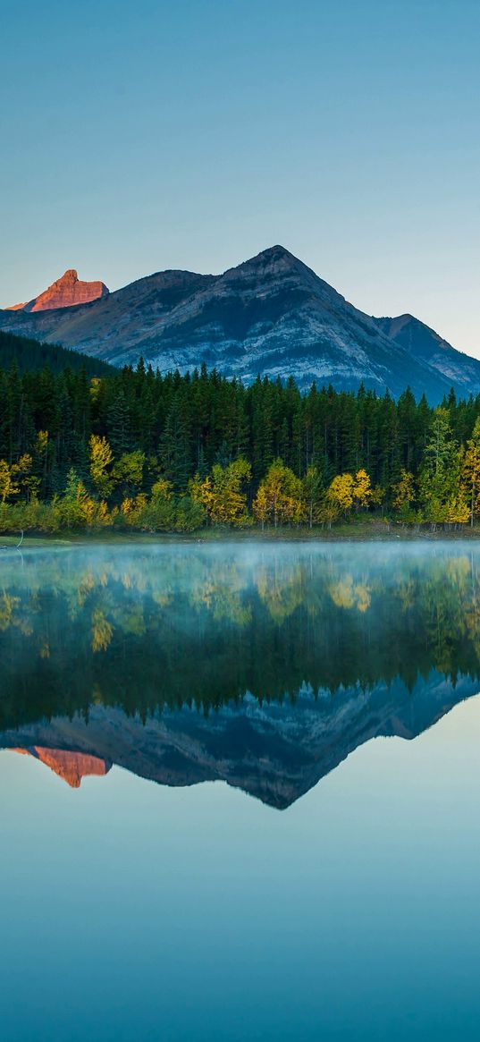 mountains, landscape, nature, water