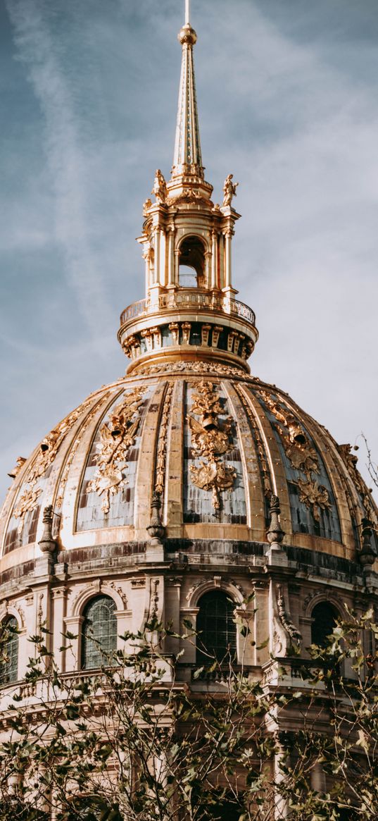 jules mansard, cathedral, dome, architecture, paris, france