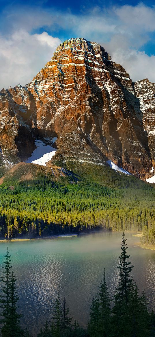 beautiful scenery, mountains, lake, nature