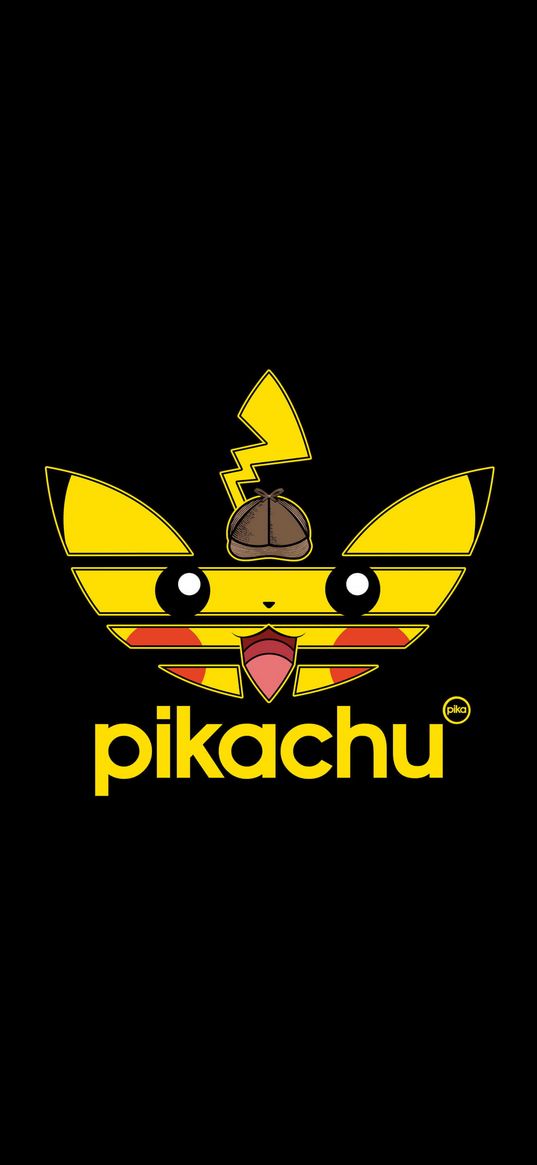 adidas, pikachu, pokemon, yellow, logo