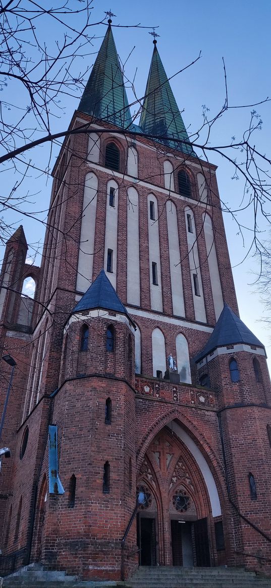 church, architecture, poland, city