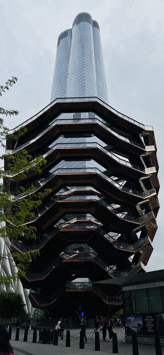 vessel, building, manhattan, new york