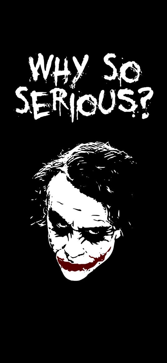 joker, villain, dc, clown, quote, why so serious, art